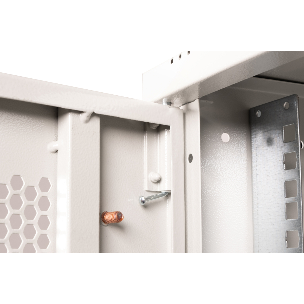 Шафа настінна Digitus SOHO PRO 12U 19" 540x400, perforated door, grey (DN-49210) - изображение 10