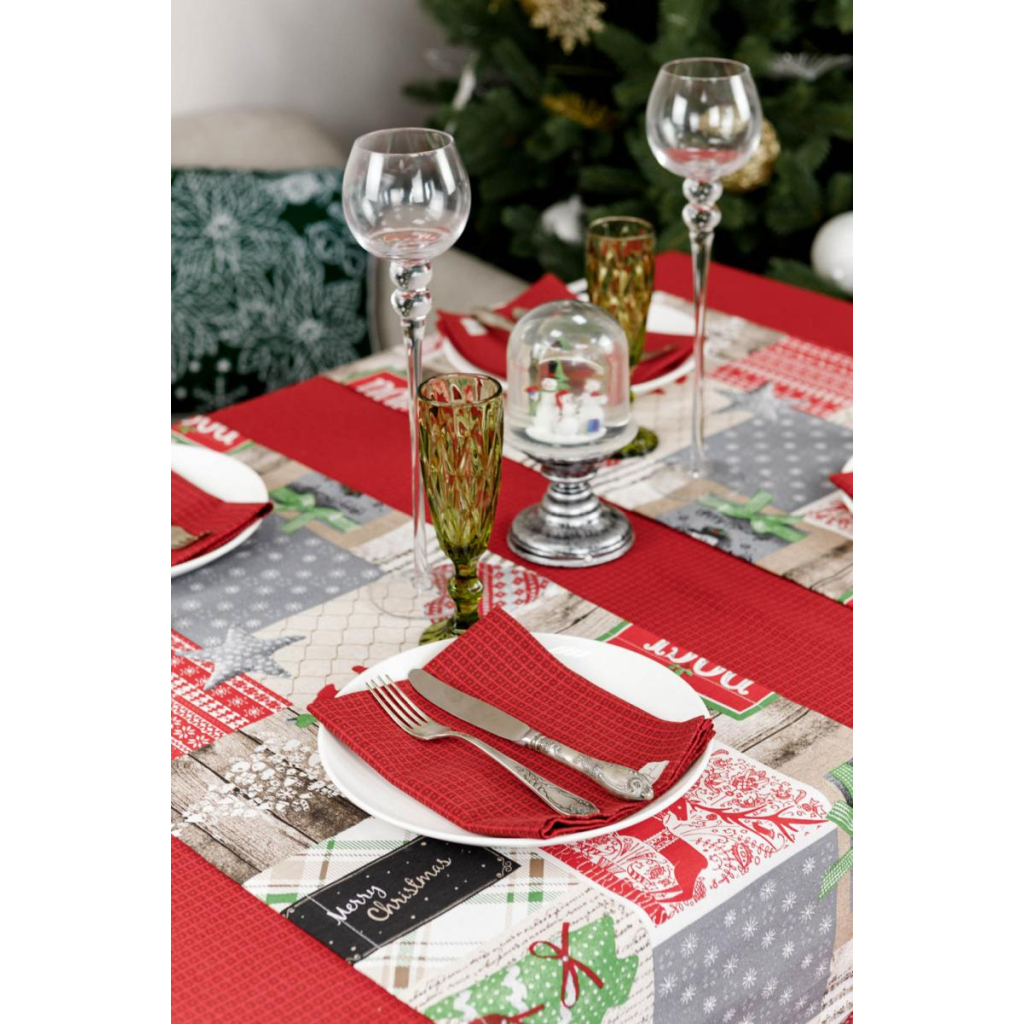 Доріжка на стіл Прованс Merry Christmas 40x140 см (031476) - зображення 7