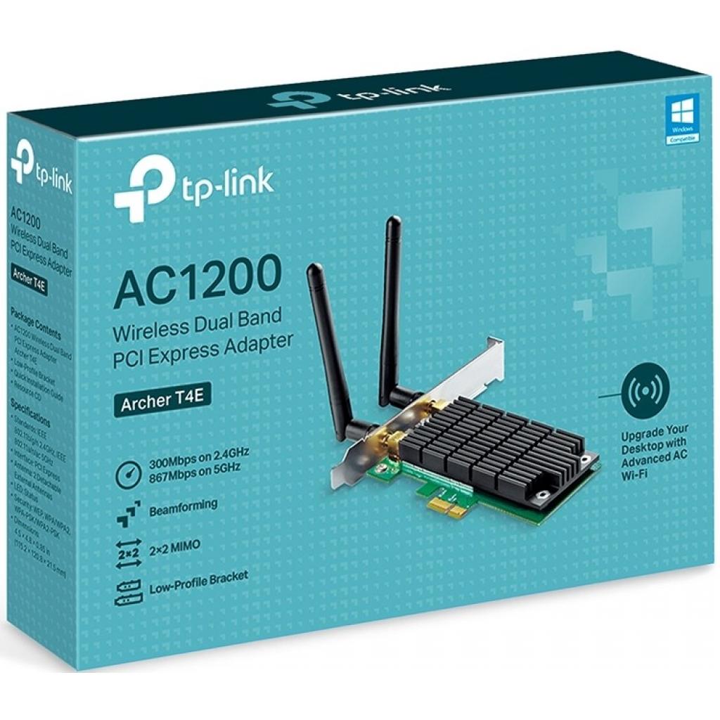 Ретранслятор TP-Link Archer T4E AC1200, PCI Express, Beamforming (ARCHER-T4E) - зображення 6