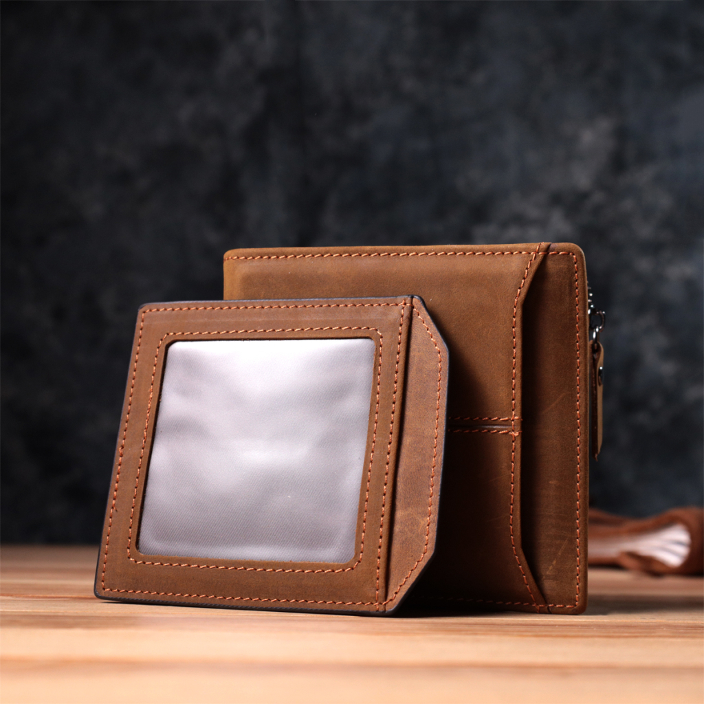 Гаманець Vintage З натуральної шкіри Коричневий (22856) - зображення 11