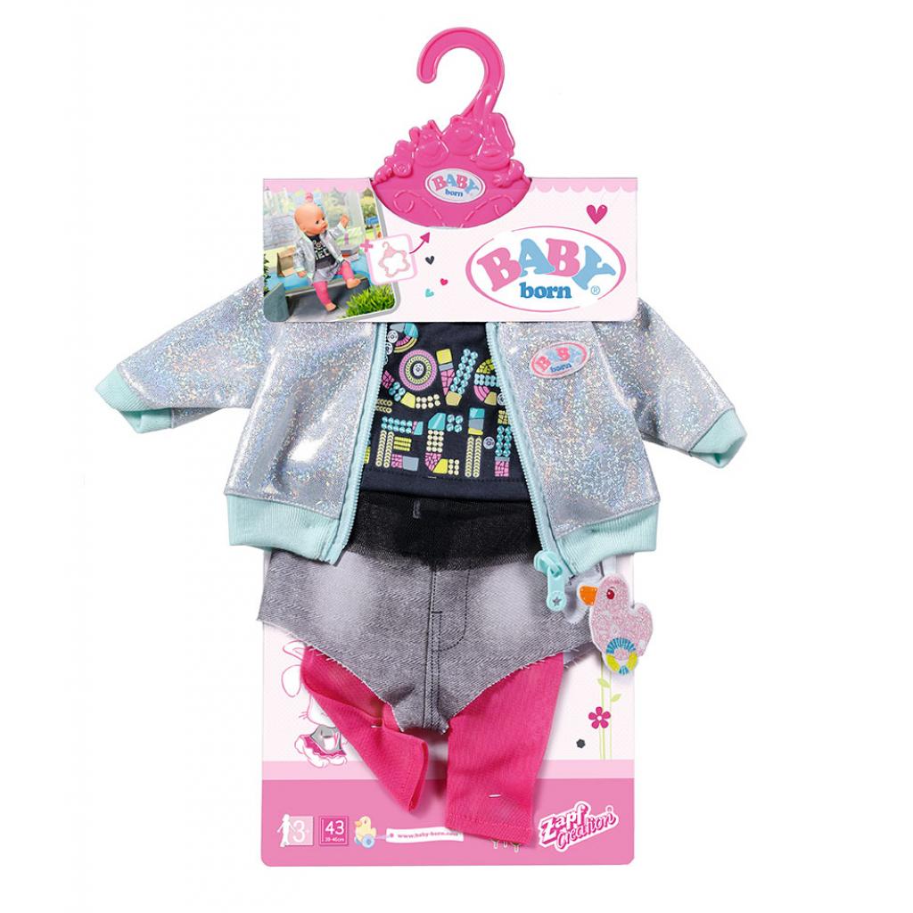 Аксесуар до ляльки Zapf Набір одягу Baby Born Сіті стиль (827154) - зображення 2