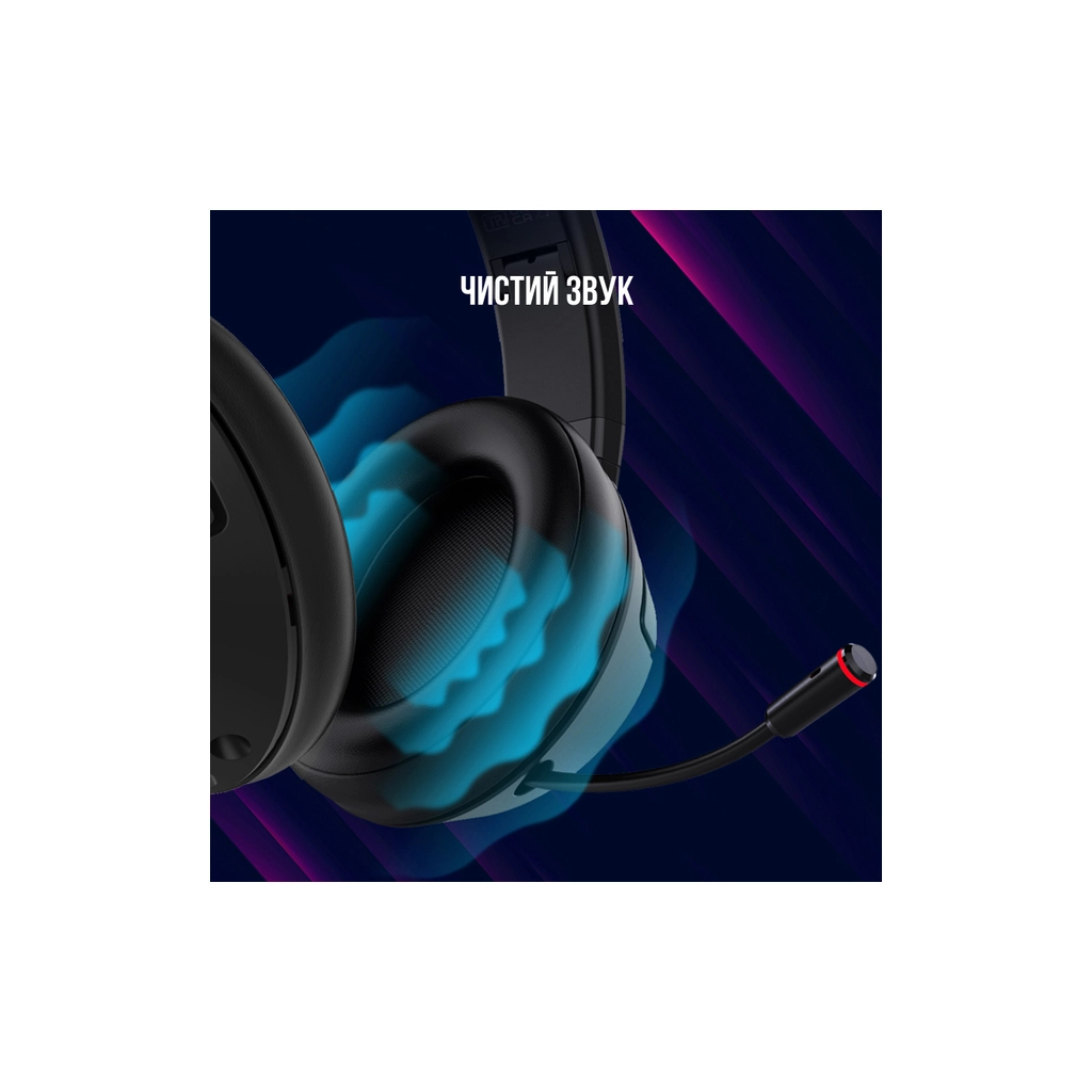 Навушники Lorgar Noah 500 Wireless Gaming Black (LRG-GHS500) - зображення 5