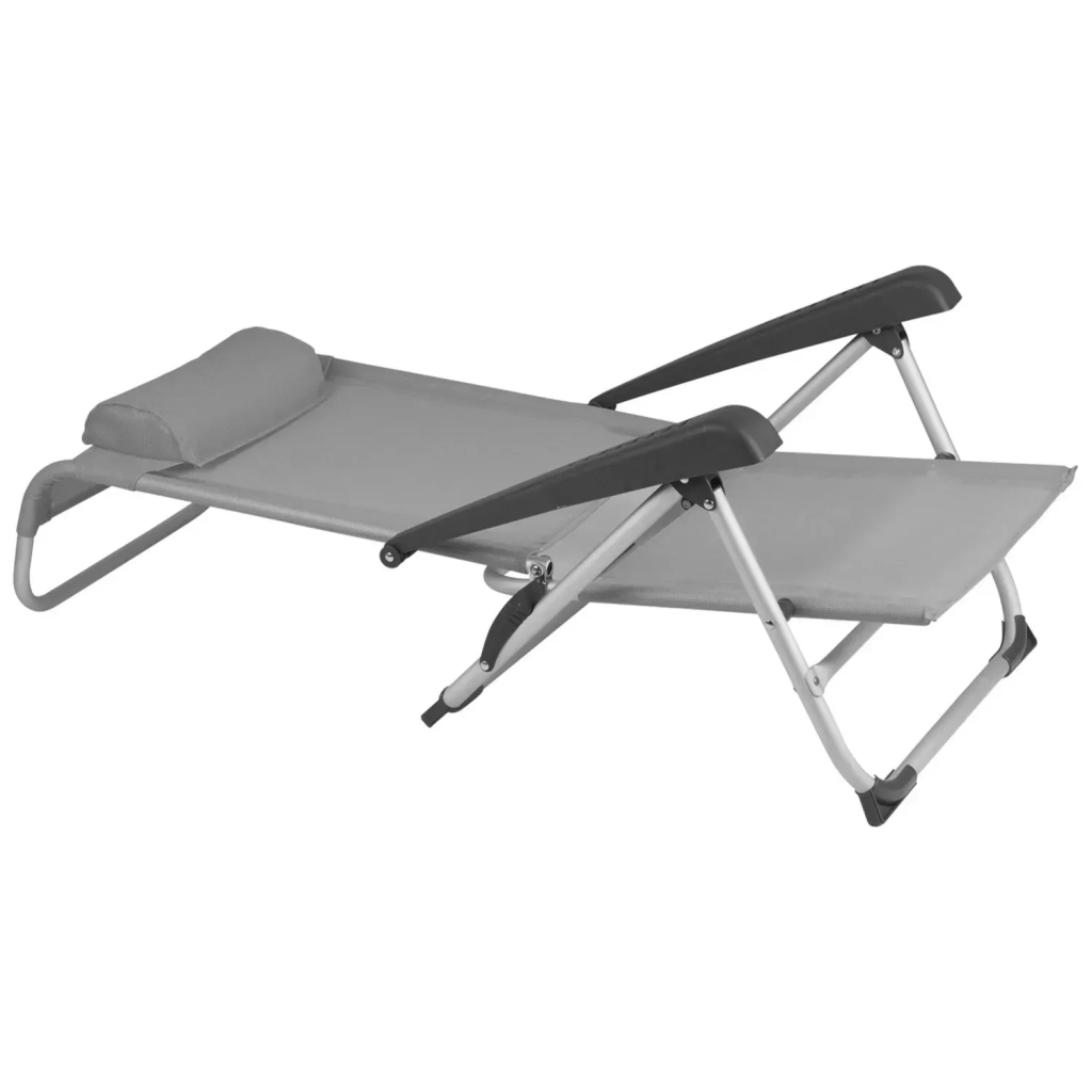 Крісло складане Bo-Camp Saint-Tropez Grey (1204796) (DAS303395) - зображення 12