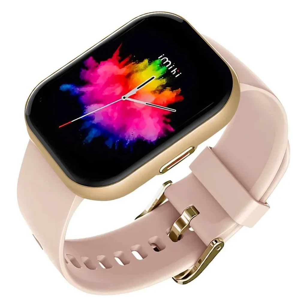 Смарт-годинник iMiki SE1 Gold Silicone Strap - зображення 3