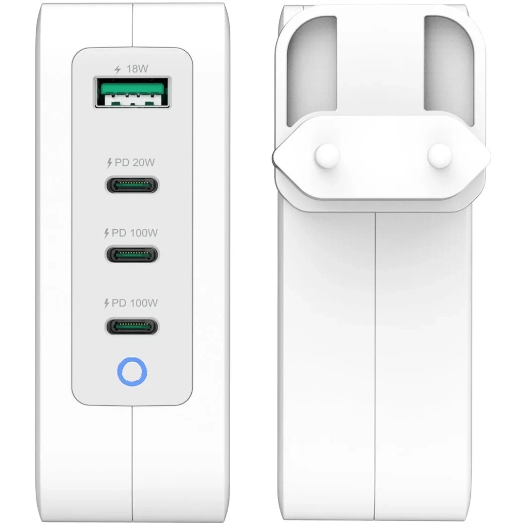 Зарядний пристрій J5create 1xUSB + 3xUSB-C 130W GaN QC3.0/PD/PPS (JUP43130E-EN) - зображення 3