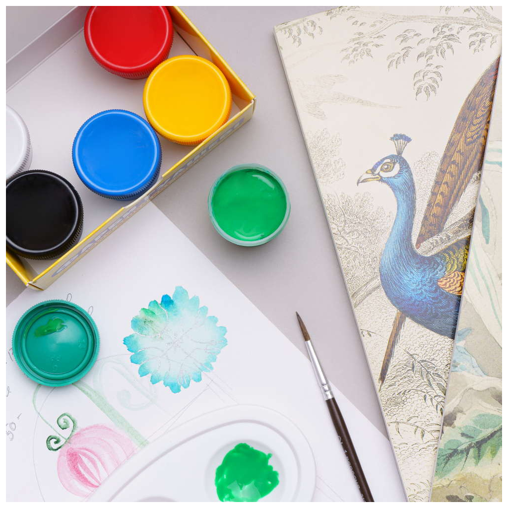 Гуашеві фарби Школярик 6 кольорів (83419903-UA) - зображення 3