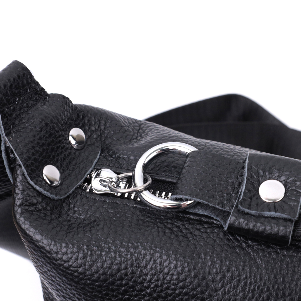 Сумка Vintage З натуральної шкіри Чорна (22615) - зображення 8