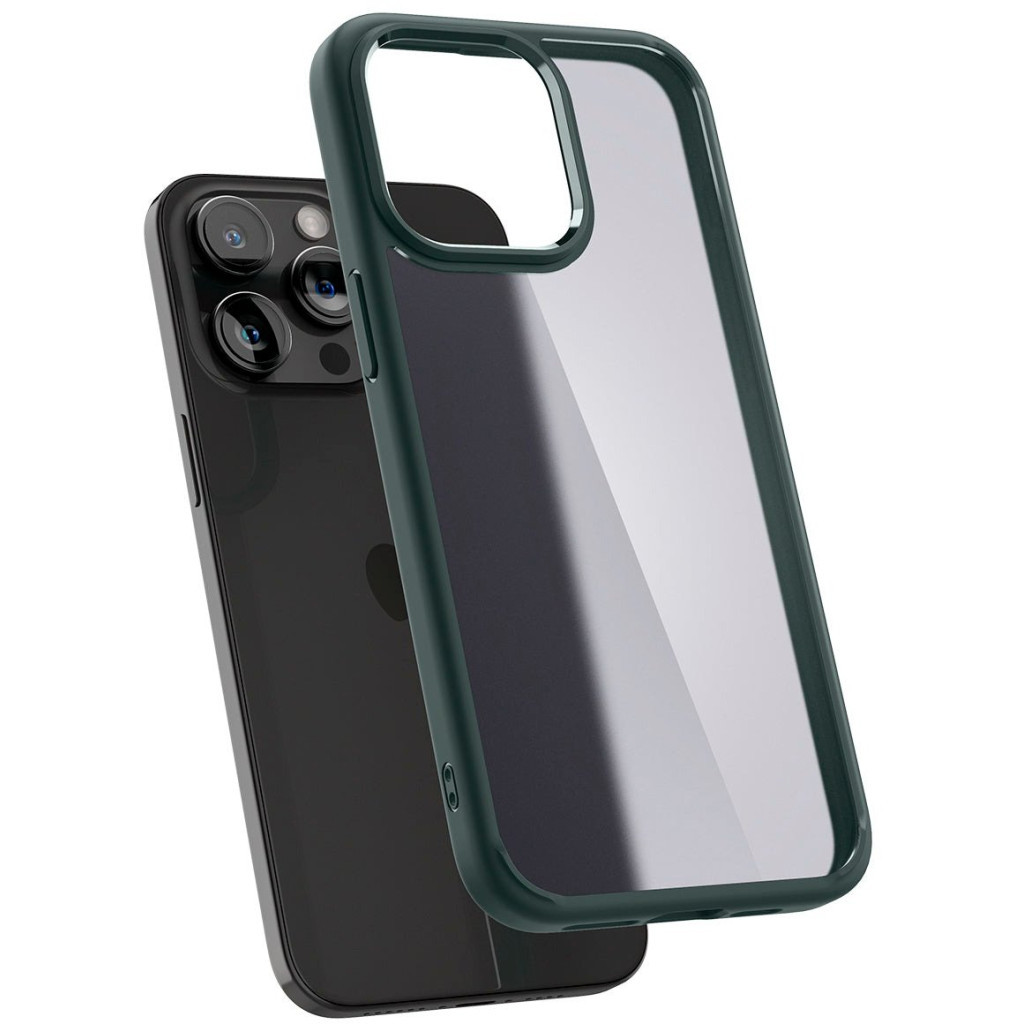 Чохол до мобільного телефона Spigen Apple iPhone 15 Pro Ultra Hybrid Frost Green (ACS06710) - зображення 7