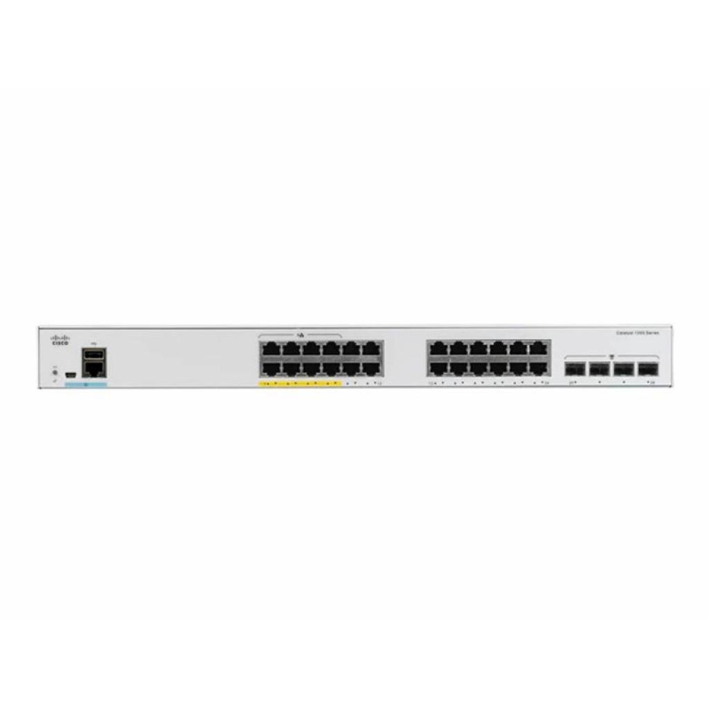 Комутатор мережевий Cisco C1000-24P-4X-L - зображення 1