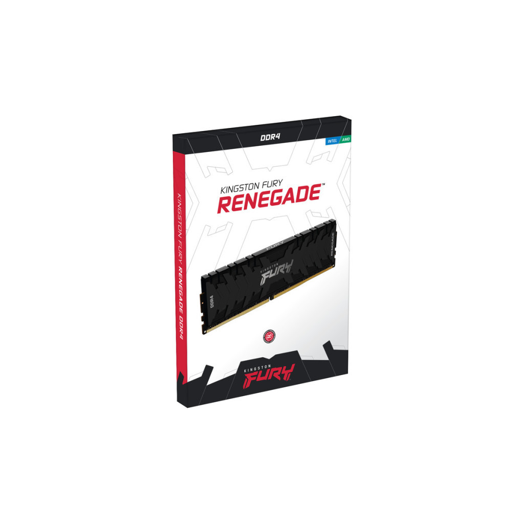 Модуль пам'яті для комп'ютера DDR4 32GB (2x16GB) 3600 MHz Fury Renegade Black Kingston Fury (ex.HyperX) (KF436C16RB1K2/32) - зображення 5
