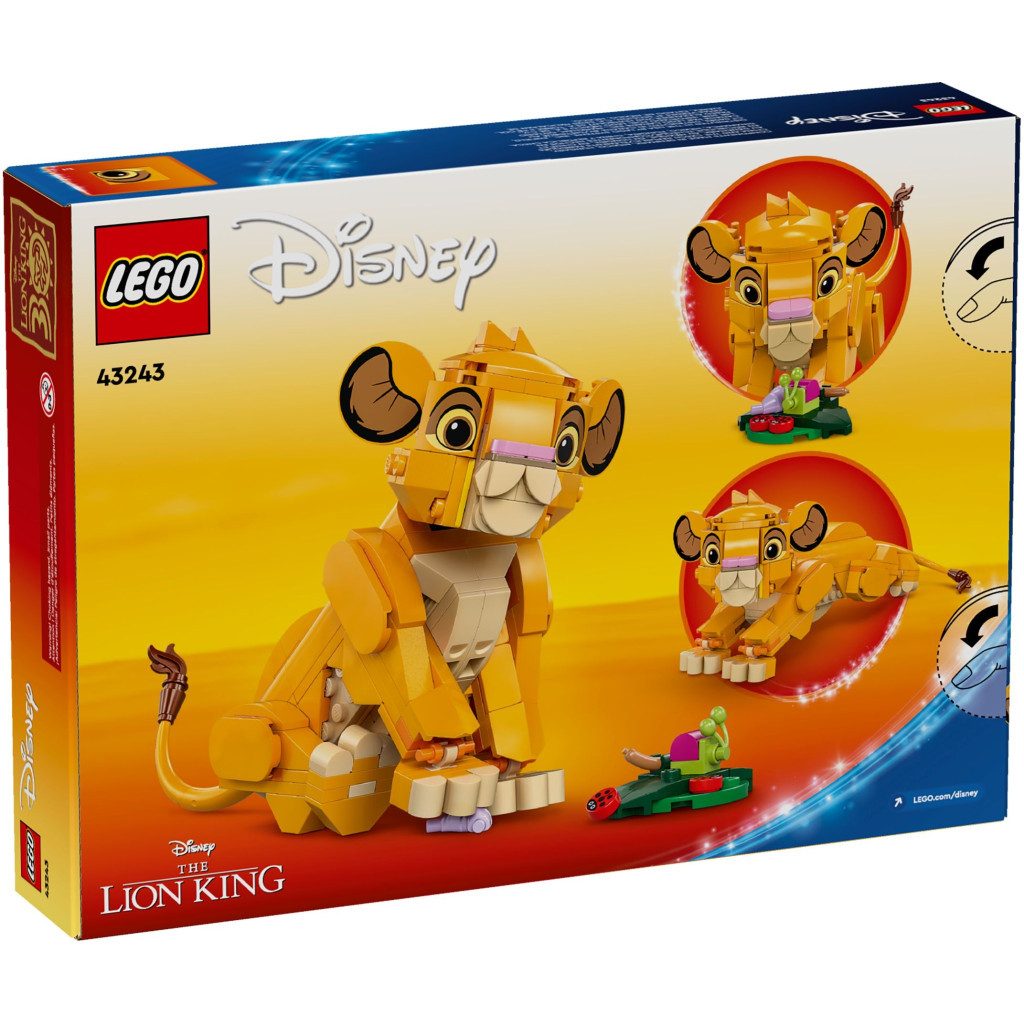 Конструктор LEGO Disney Classic Левеня Сімба (43243) - зображення 6