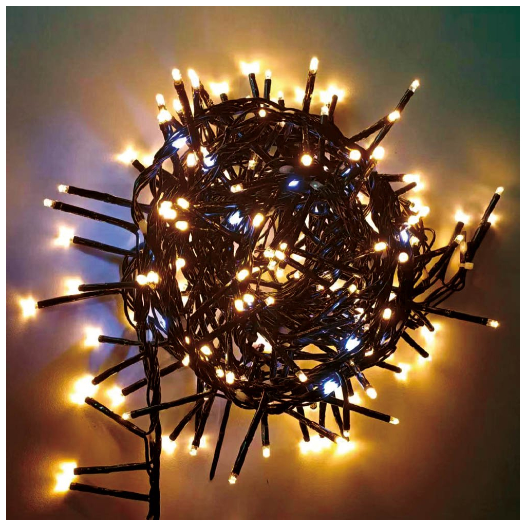 Гірлянда ColorWay Мішура-водоспад LED 250 5 м 150 теплий статичний+100 білий водоспад (CW-G-250L5VMC) - зображення 2