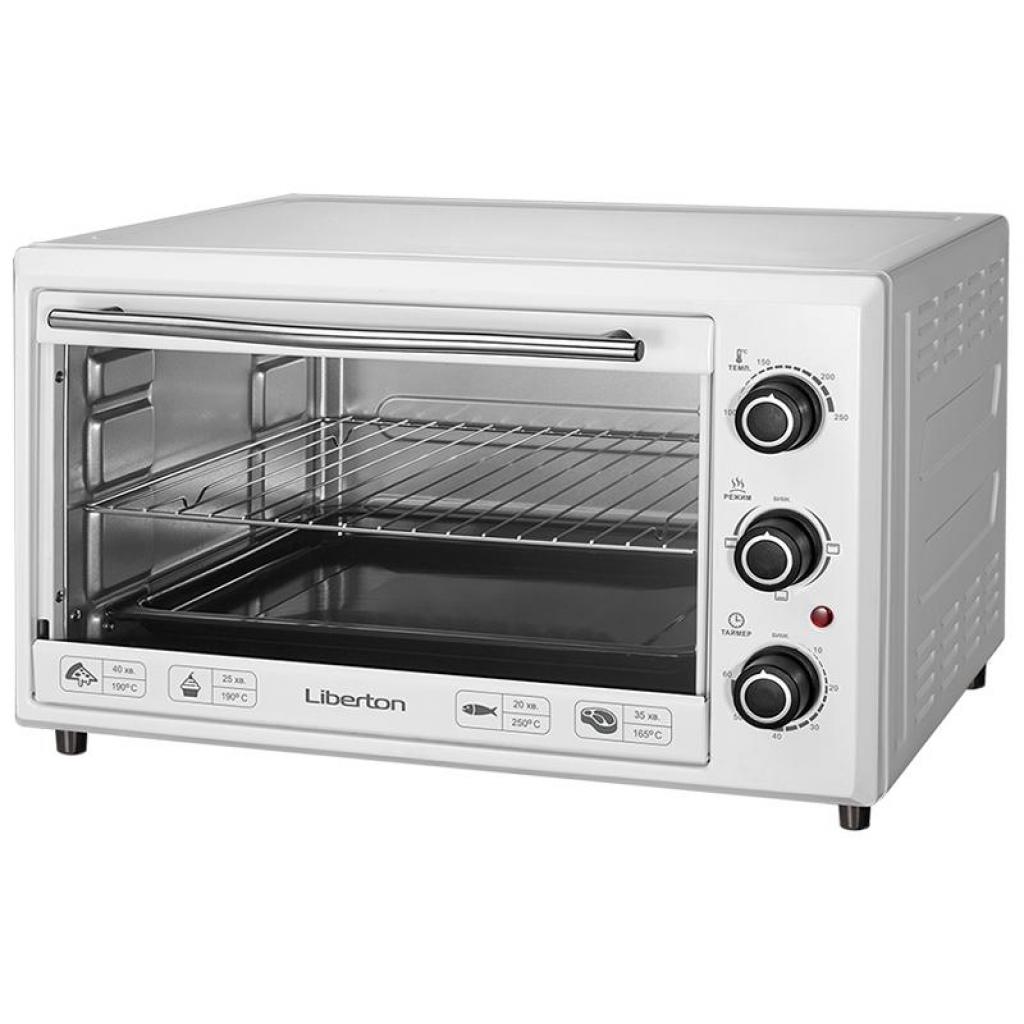 Електропіч Liberton LEO-351 White - зображення 1
