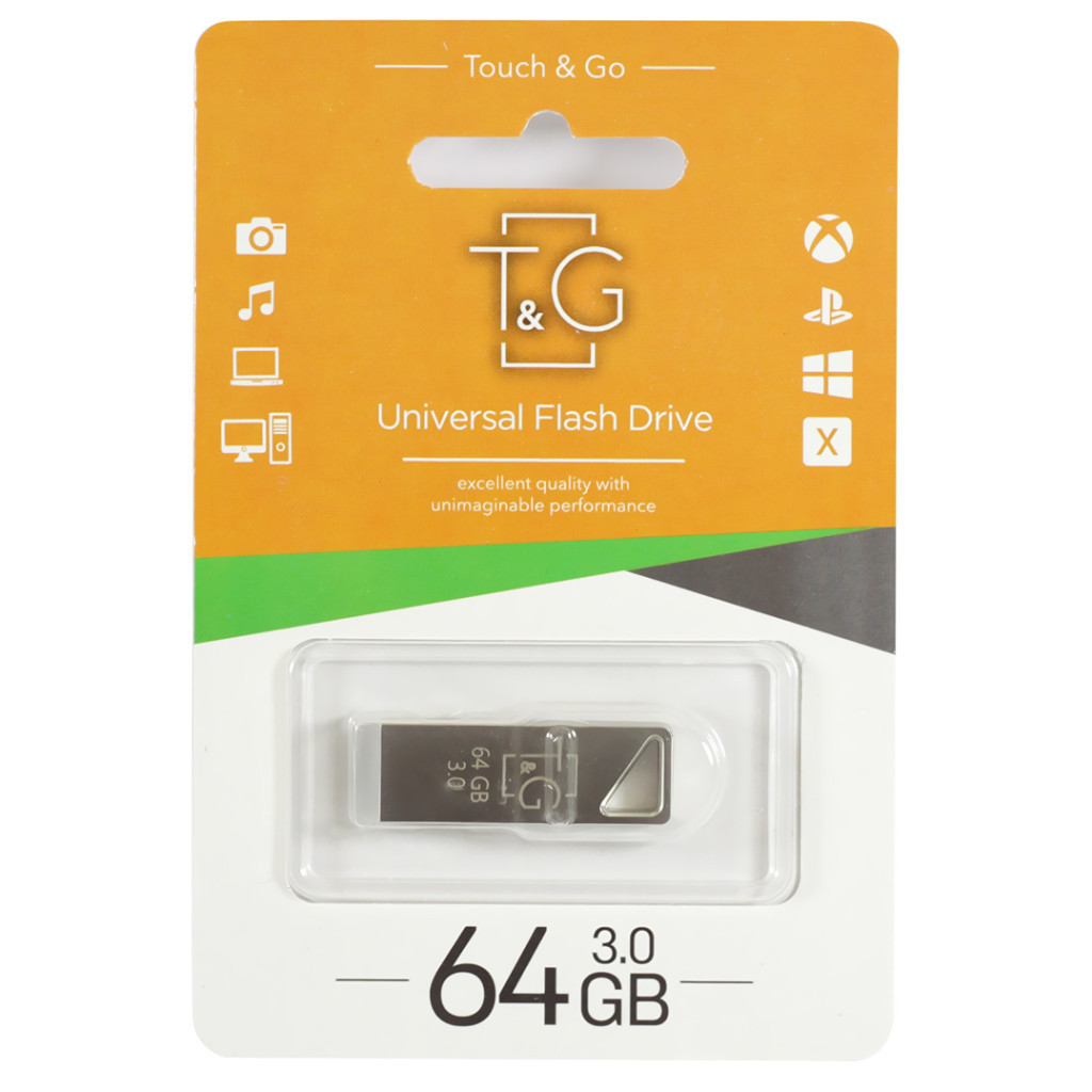 USB флеш накопичувач T&G 64GB 111 Metal Series USB 3.0 (TG111-64G3) - зображення 1