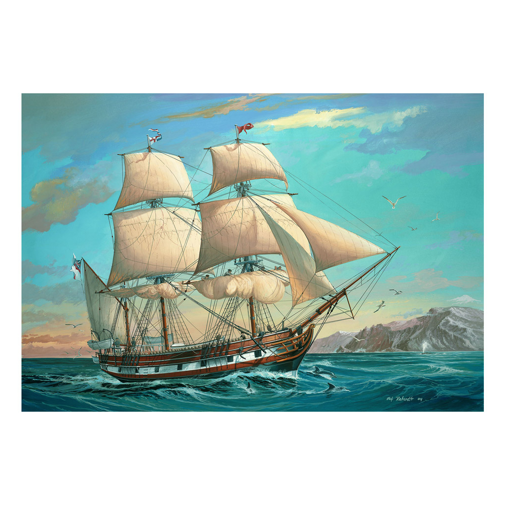 Збірна модель Revell Барк H.M.S. Beagle рівень 4 масштаб 1:96 (RVL-05458) - зображення 8