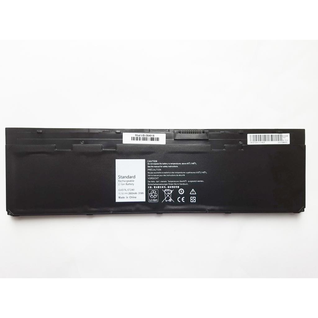 Акумулятор до ноутбука AlSoft Dell Latitude E7240GVD76, 31Wh (2800mAh), 3cell, 11.1V, Li-ion (A47521) - зображення 2