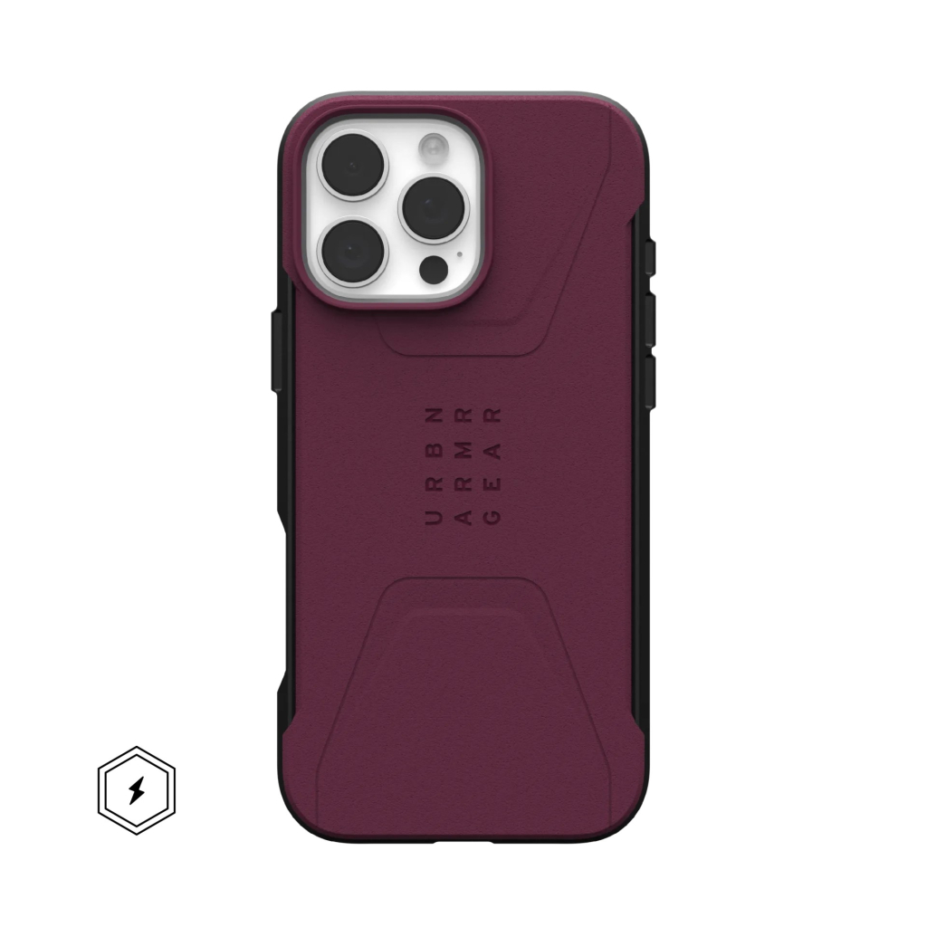 Чохол до мобільного телефона UAG iPhone 16 Pro Max Civilian Magsafe Bordeaux (114445119049) - зображення 1
