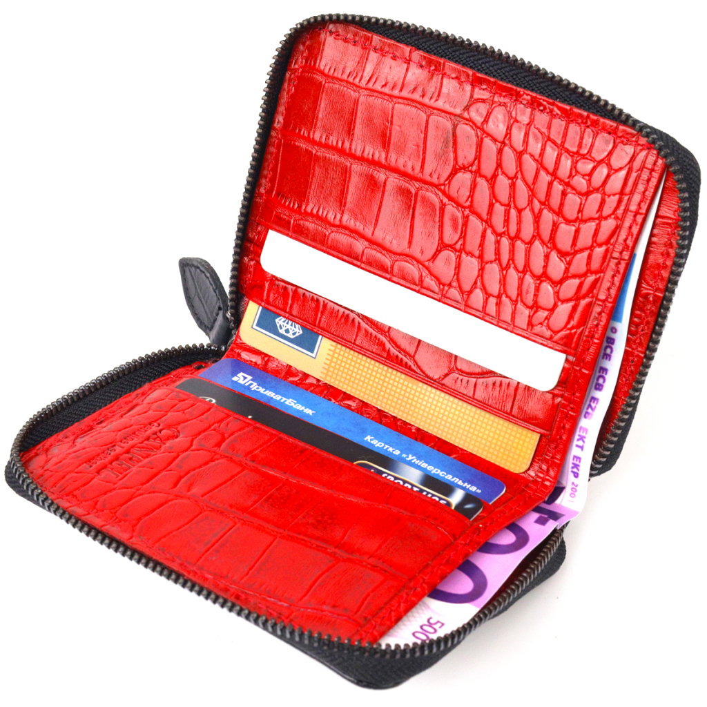 Портмоне Canpellini З натуральної шкіри Чорне (21491) - зображення 8