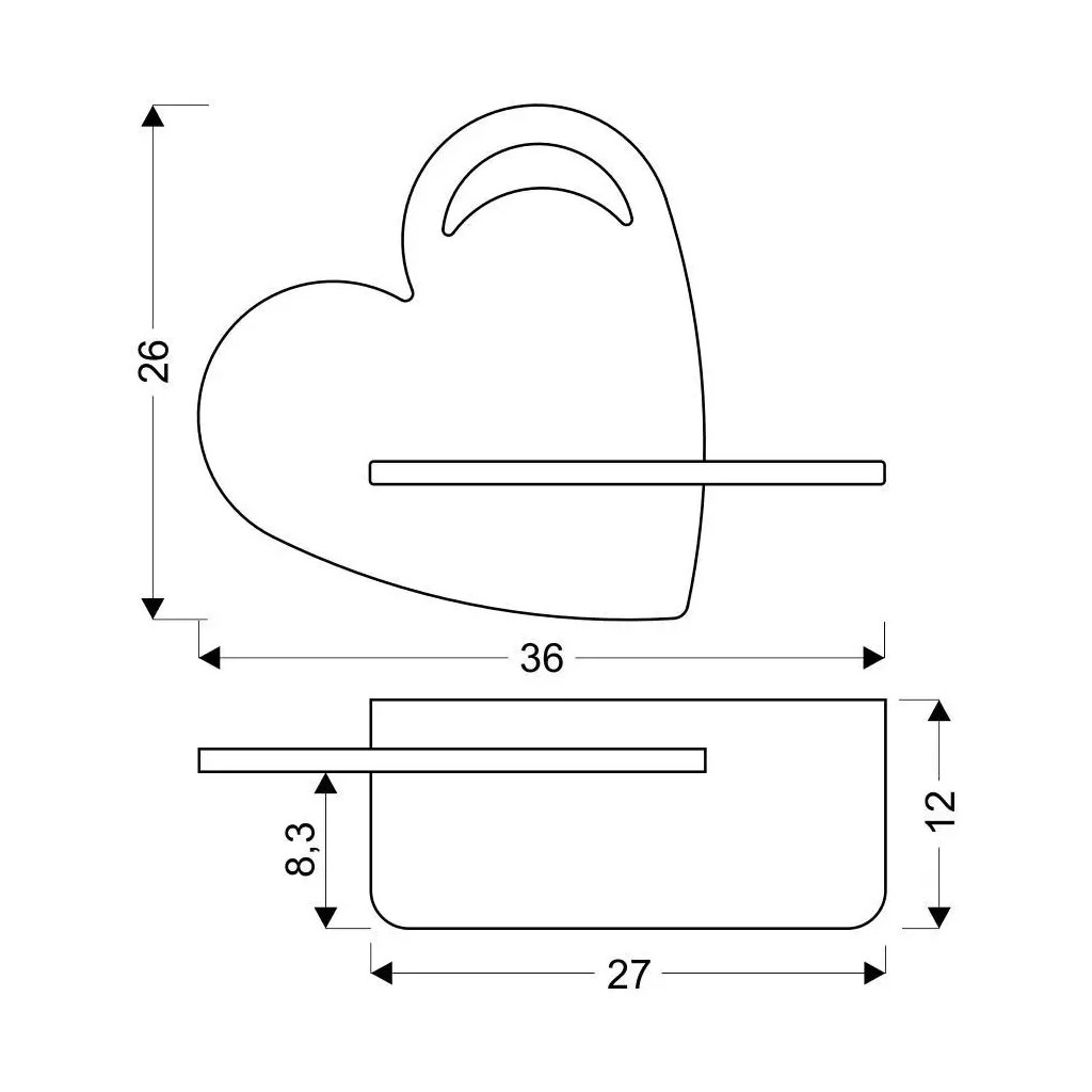 Світильник Candellux HEART (21-84576) - изображение 2