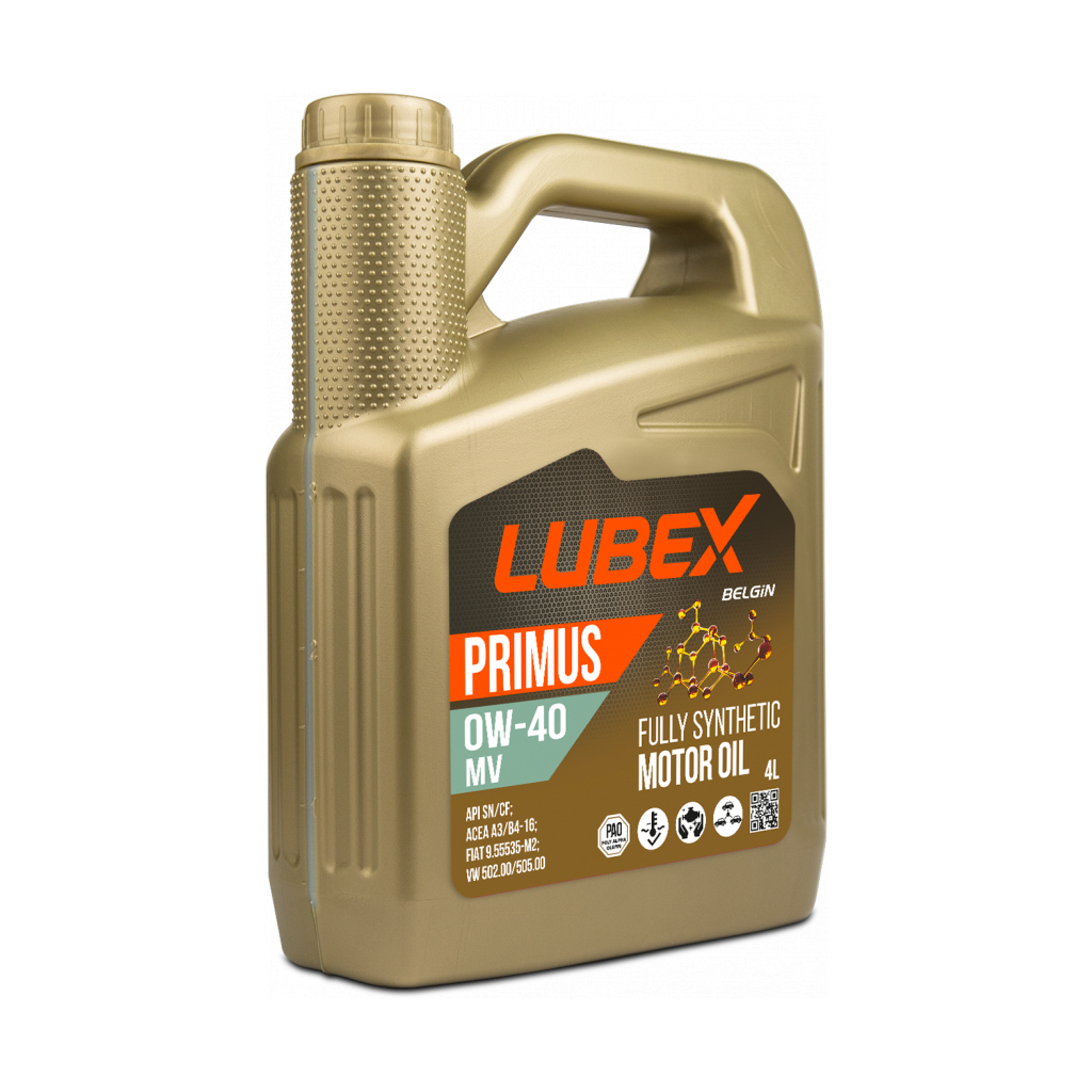 Моторна олива LUBEX PRIMUS MV 0W-40 4л (034-1621-0404) - зображення 1