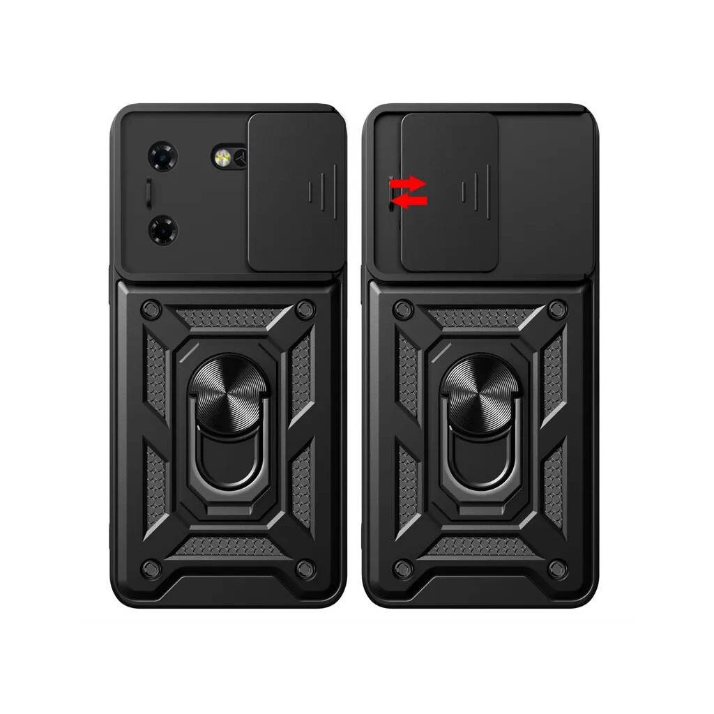 Чохол до мобільного телефона BeCover Military Tecno POVA 5 (LH7n) Black (710004) - зображення 2