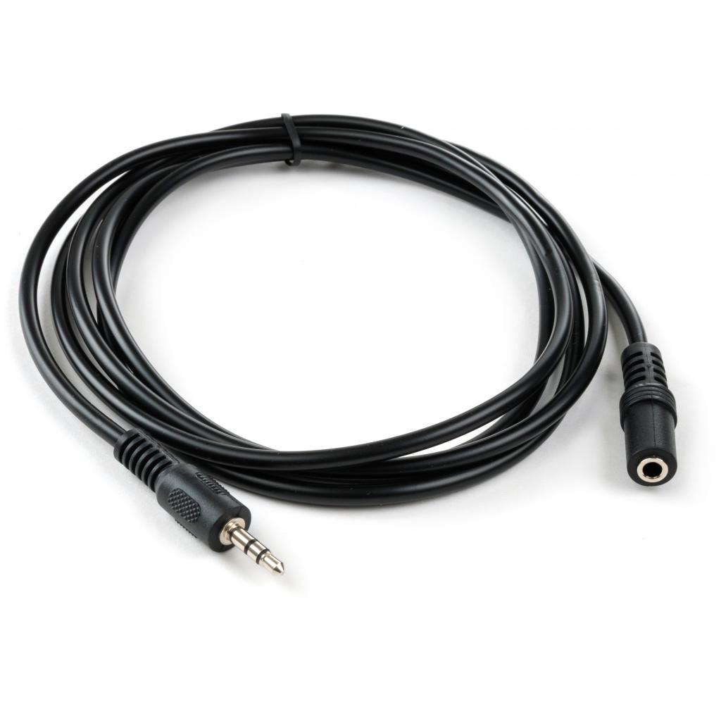 Кабель мультимедійний 3.5mm M to 3.5mm F 1.8 m Vinga (VCPDCJ35MF1.8BK) - изображение 2