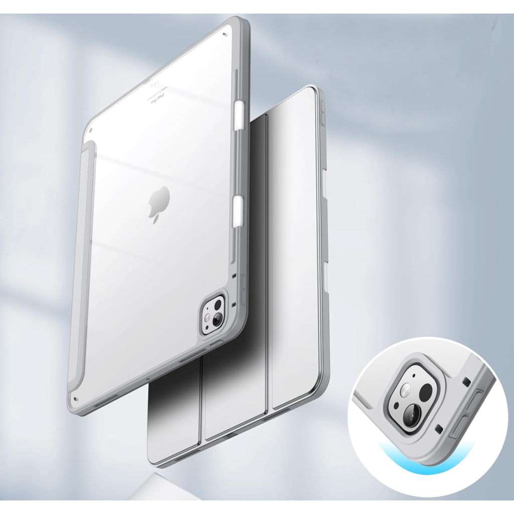 Чохол до планшета BeCover Soft Edge TPU Apple iPad Pro 13" M4 2024 Gray (711718) - зображення 3