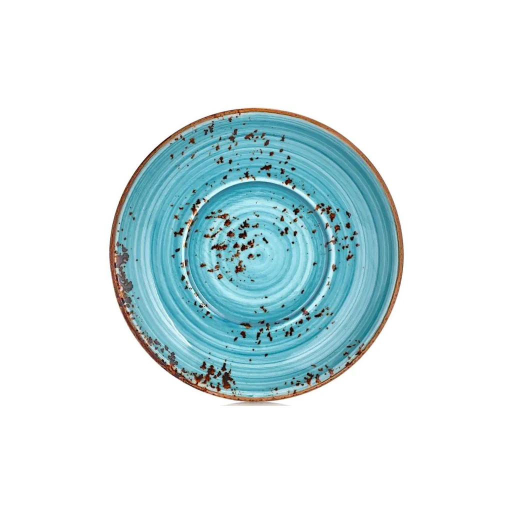 Блюдце By Bone Harmony Indigo 14 см під чашку 175 мл (HA-IN-GT-01-CT) - зображення 1