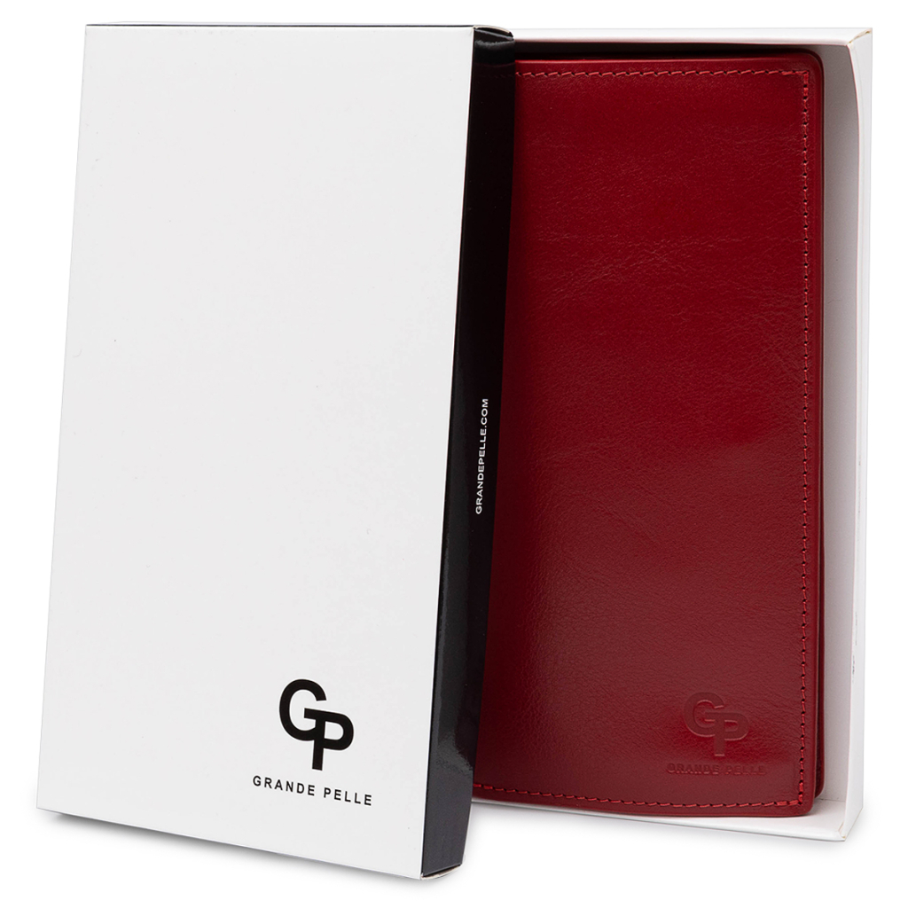Гаманець Grande Pelle Червоний (11555) - зображення 5