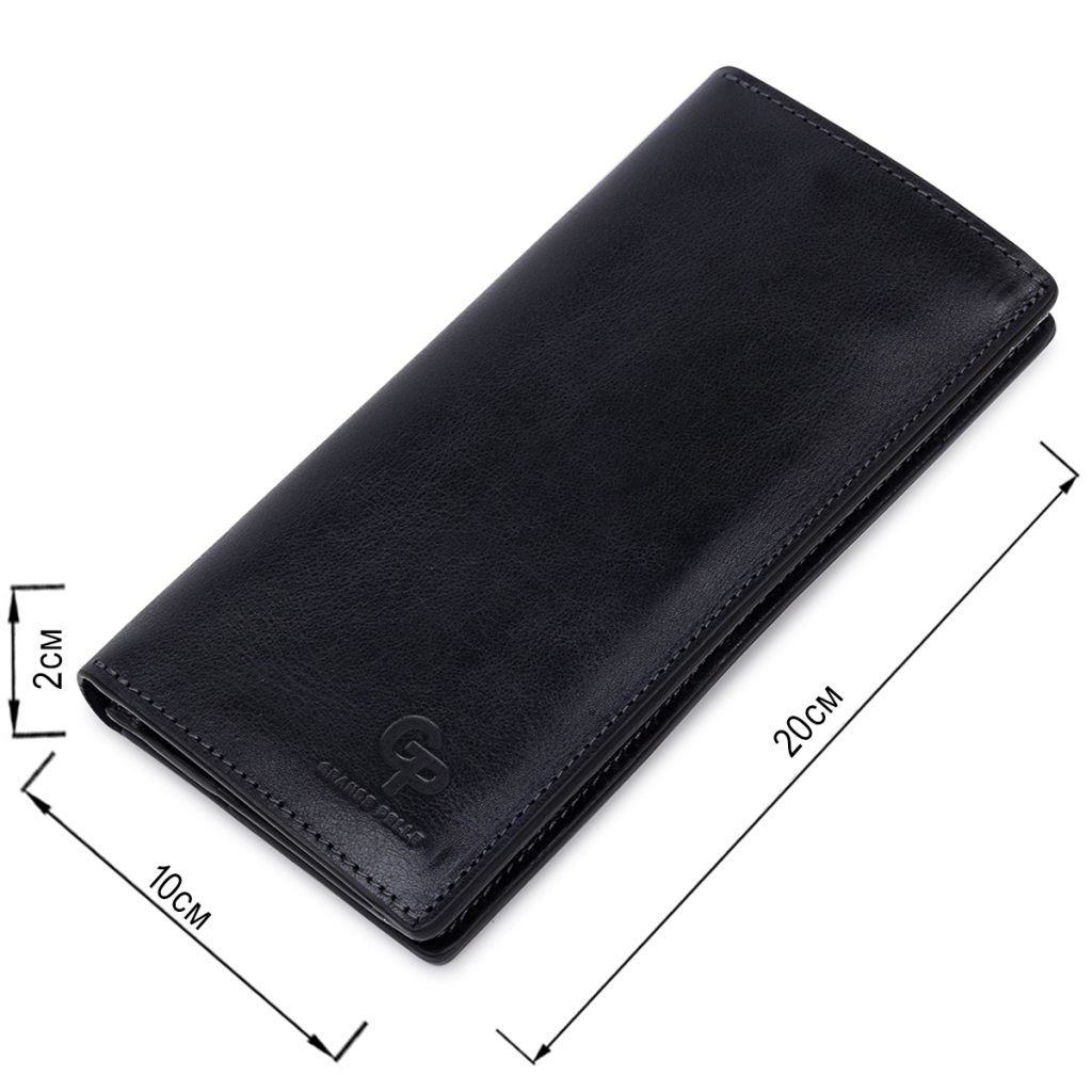 Портмоне Grande Pelle Шкіряне унісекс Синє (11556) - зображення 3