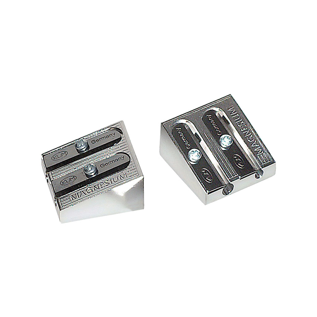 Точилка Kum металева подвійна клиноподібна, без контейнера (410) - зображення 1