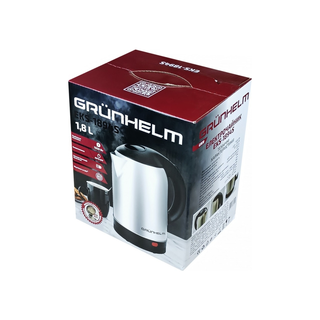 Електрочайник Grunhelm EKS-1894S - зображення 3