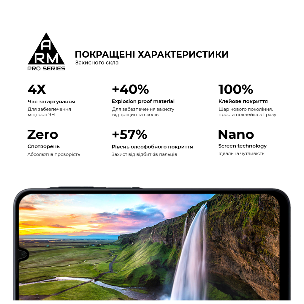 Скло захисне Armorstandart Pro Samsung A16 4G (A165) Black (ARM80171) - зображення 5