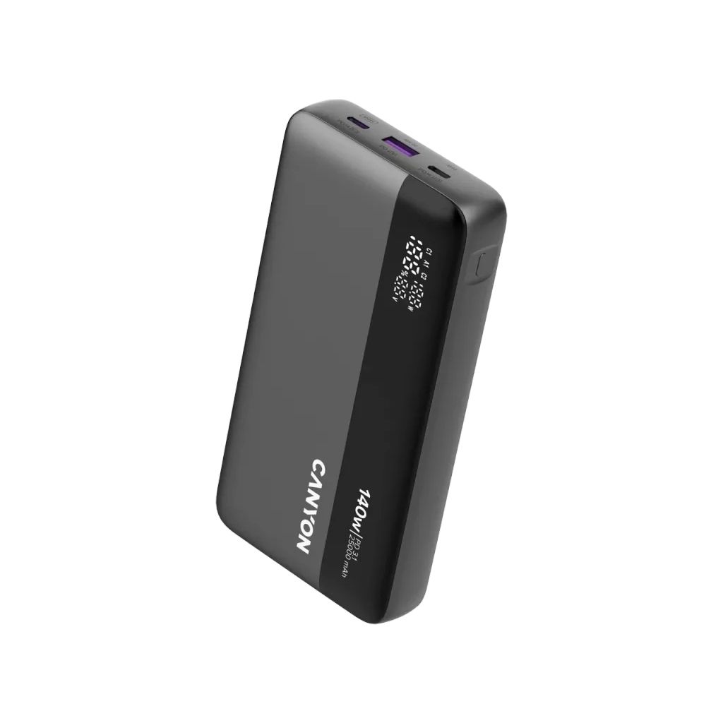 Батарея універсальна Canyon PB-240 25000mAh, PD3.1/140W, PPS, QC3.0, AFC & SCP, Digital Display (CNS-CPB240) - изображение 2