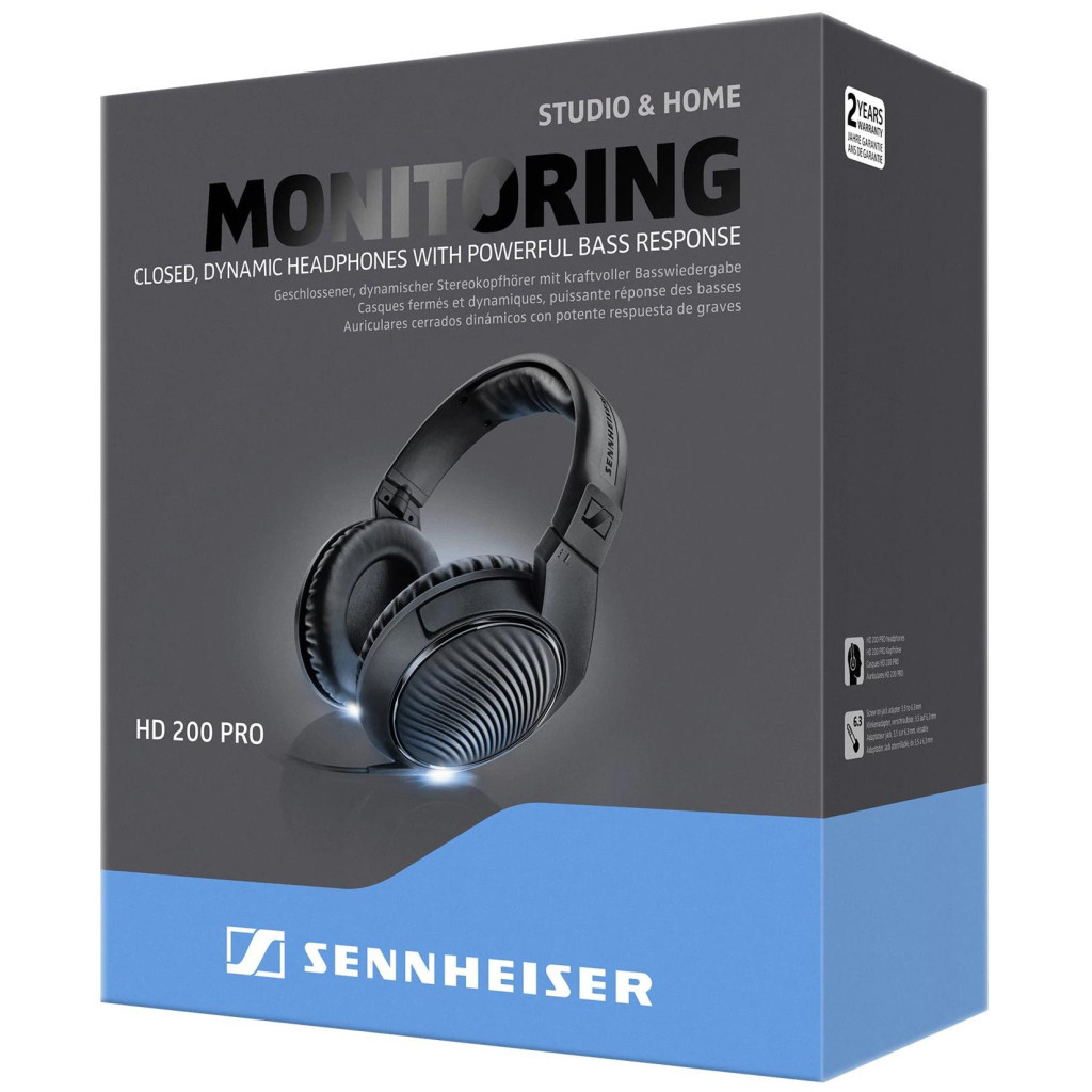Навушники Sennheiser HD 200 PRO (507182) - зображення 5