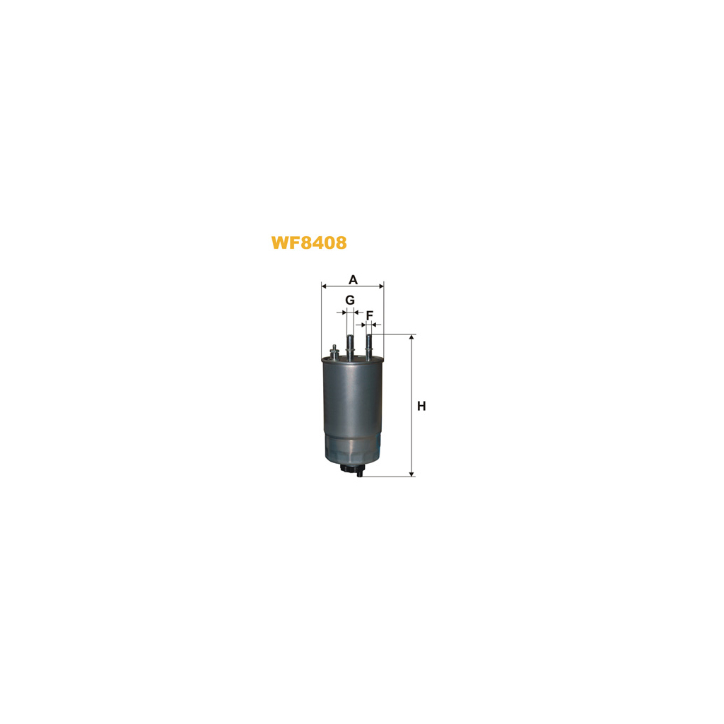Фільтр паливний Wixfiltron WF8408 - зображення 1