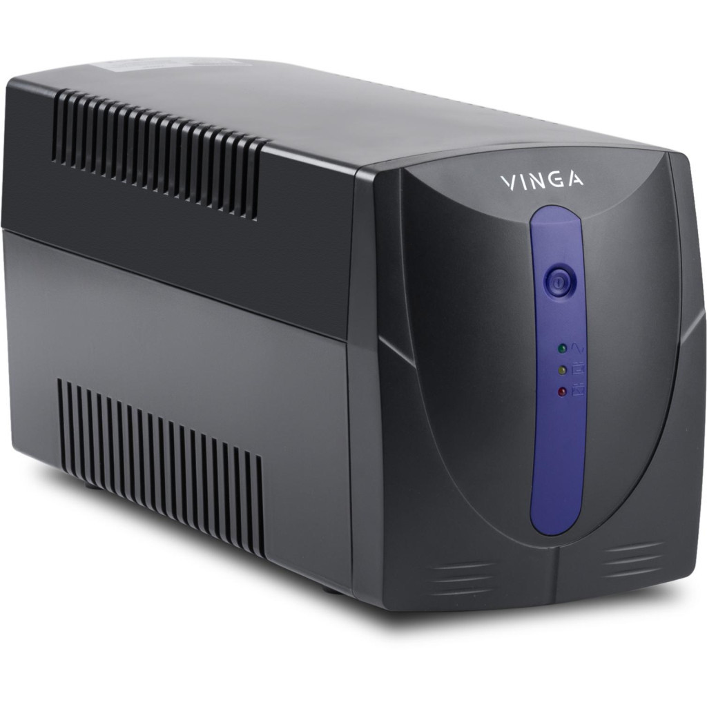 Пристрій безперебійного живлення Vinga LED 1500VA plastic case with USB (VPE-1500PU) - зображення 2