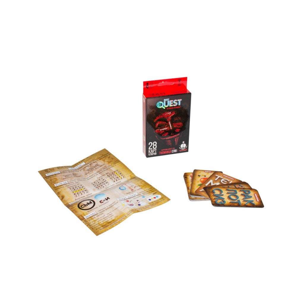 Настільна гра Danko Toys Best Quest. Таємниці слів (укр.) (BQ-01-01U) - зображення 2