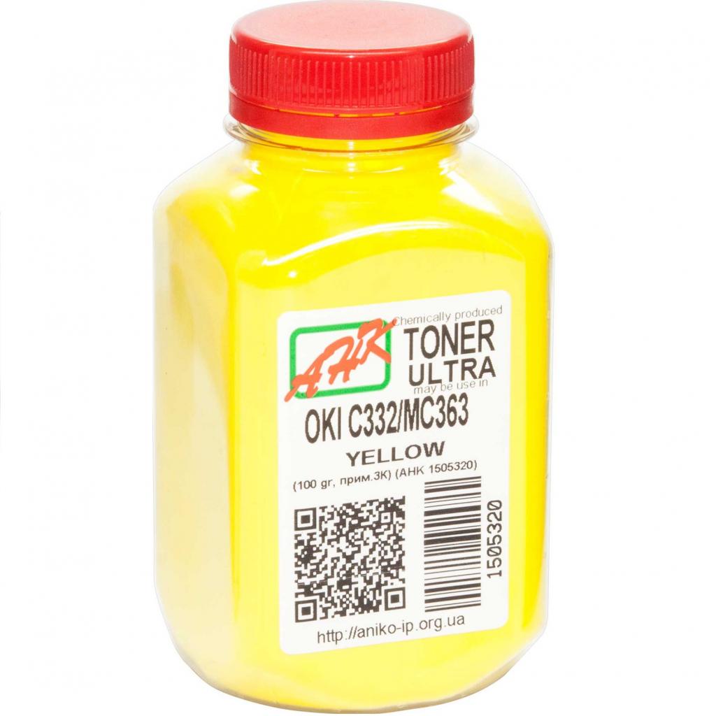 Тонер AHK OKI C332/MC363, 100г Yellow (1505320) - зображення 1