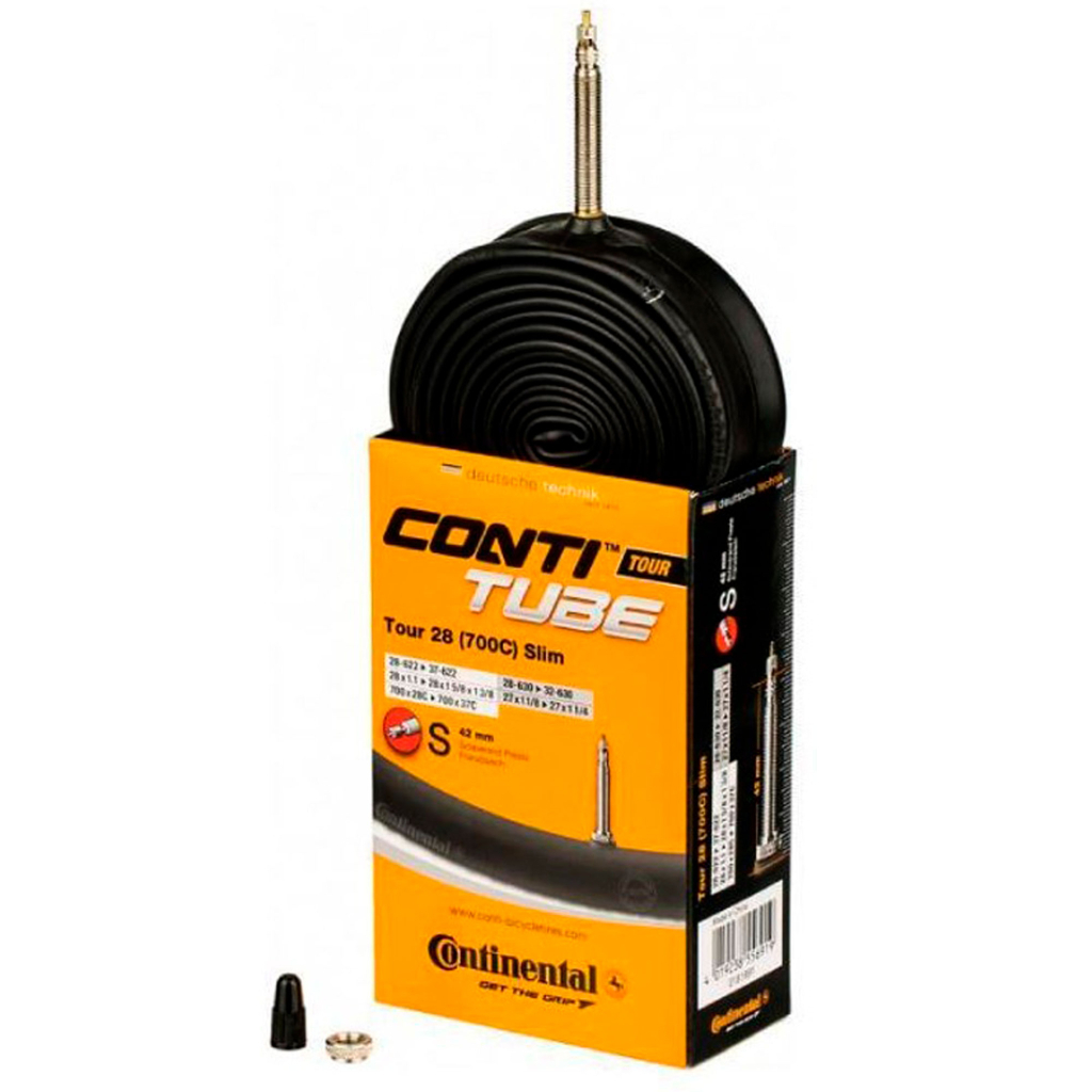 Велосипедна камера Continental Tour 28" Slim 28-609 / 37-642 RE PR42mm (181991) - зображення 2