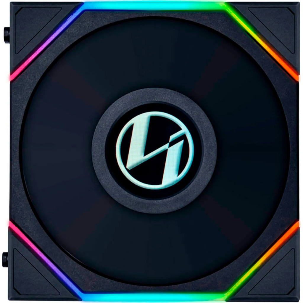 Кулер до корпусу Lian Li Reverse TL LCD 140-1, Black (G99.14RTLLCD1B.00) - зображення 2