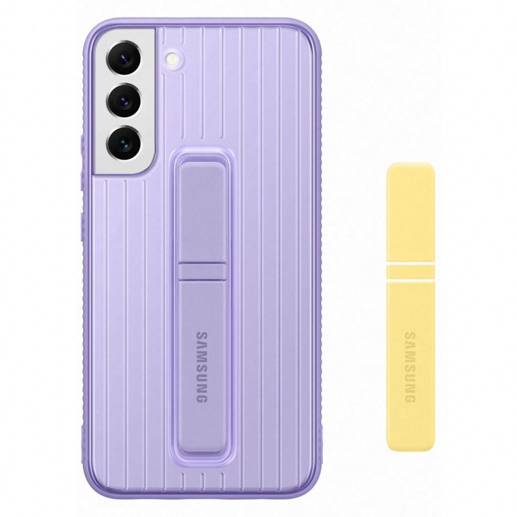 Чохол до мобільного телефона Samsung Protective Standing Cover Galaxy S22 Plus Lavender (EF-RS906CVEGRU) - зображення 2