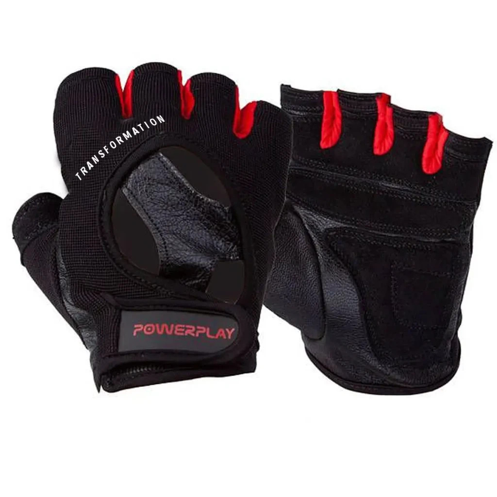 Рукавички для фітнесу PowerPlay 2222 Чорні XL (PP_2222_XL_Black) - изображение 1