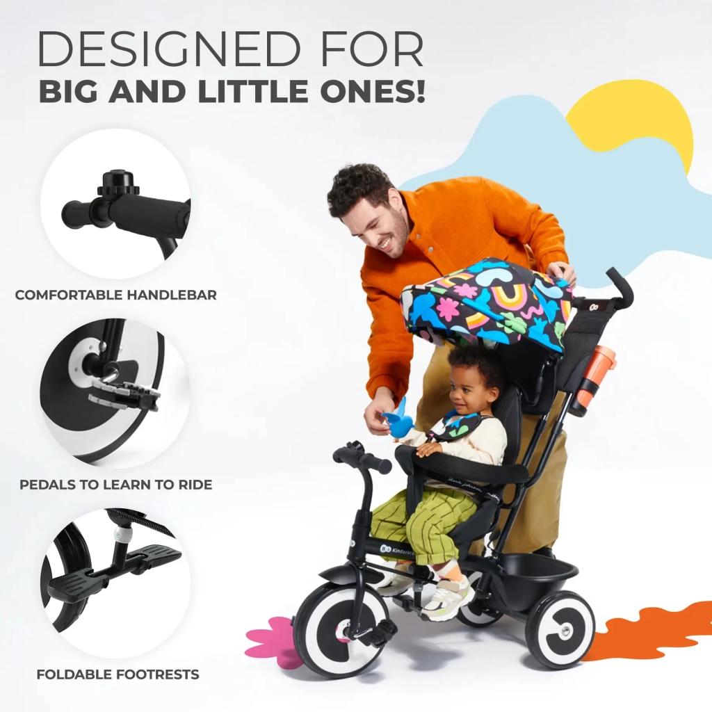 Дитячий велосипед Kinderkraft Aston Happy Shapes (KRASTO00HAP0000) (5902533925643) - зображення 11