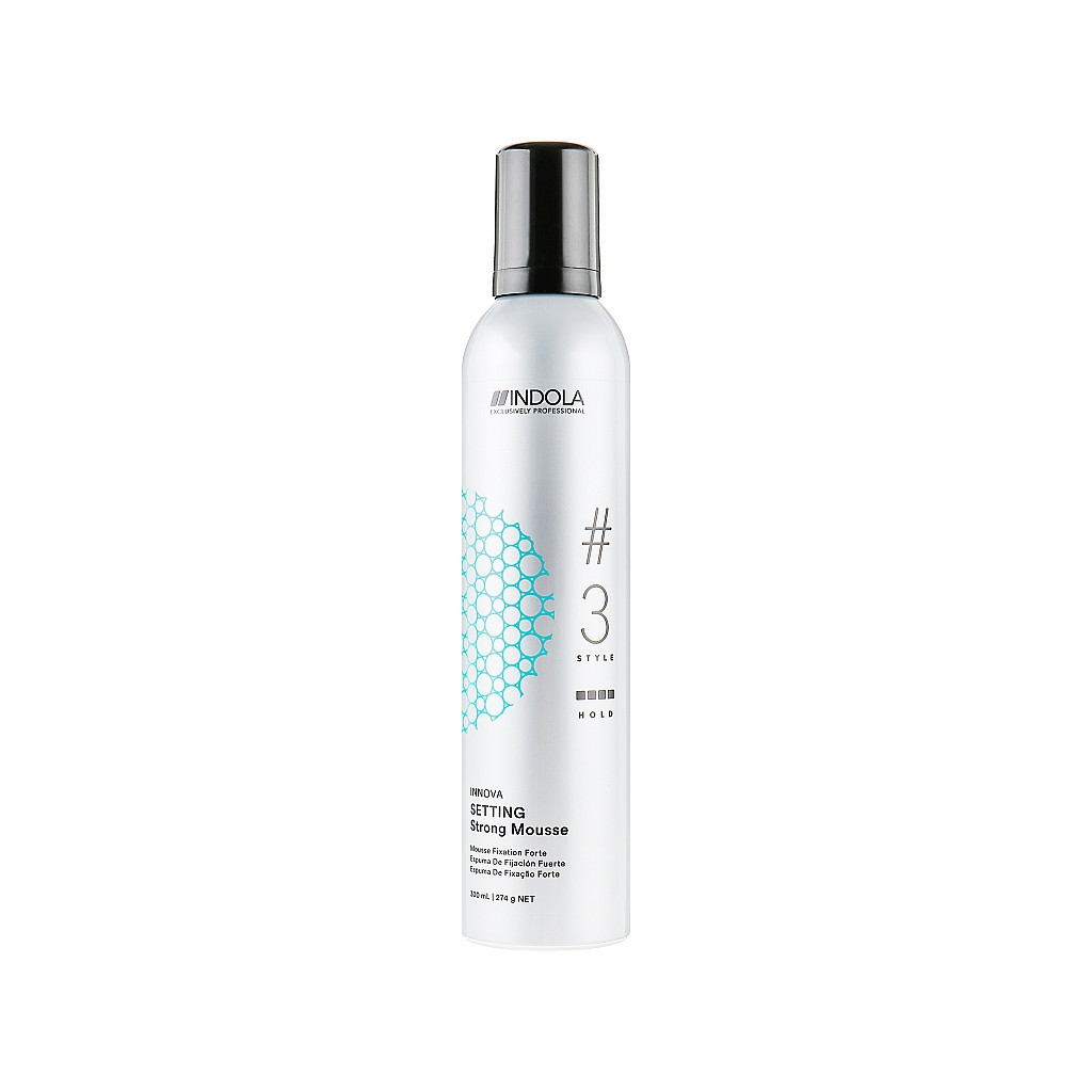 Мус для волосся Indola Innova Setting Strong Mousse для сильної фіксації 300 мл (4045787721034) - зображення 1