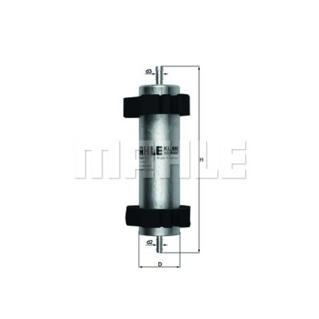 Фільтр паливний Mahle KL660 - зображення 1