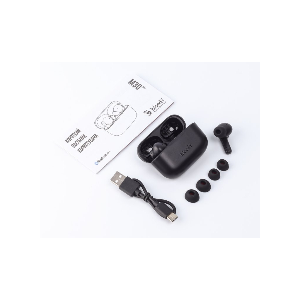 Навушники A4Tech Bloody M30 Black+Red - зображення 5