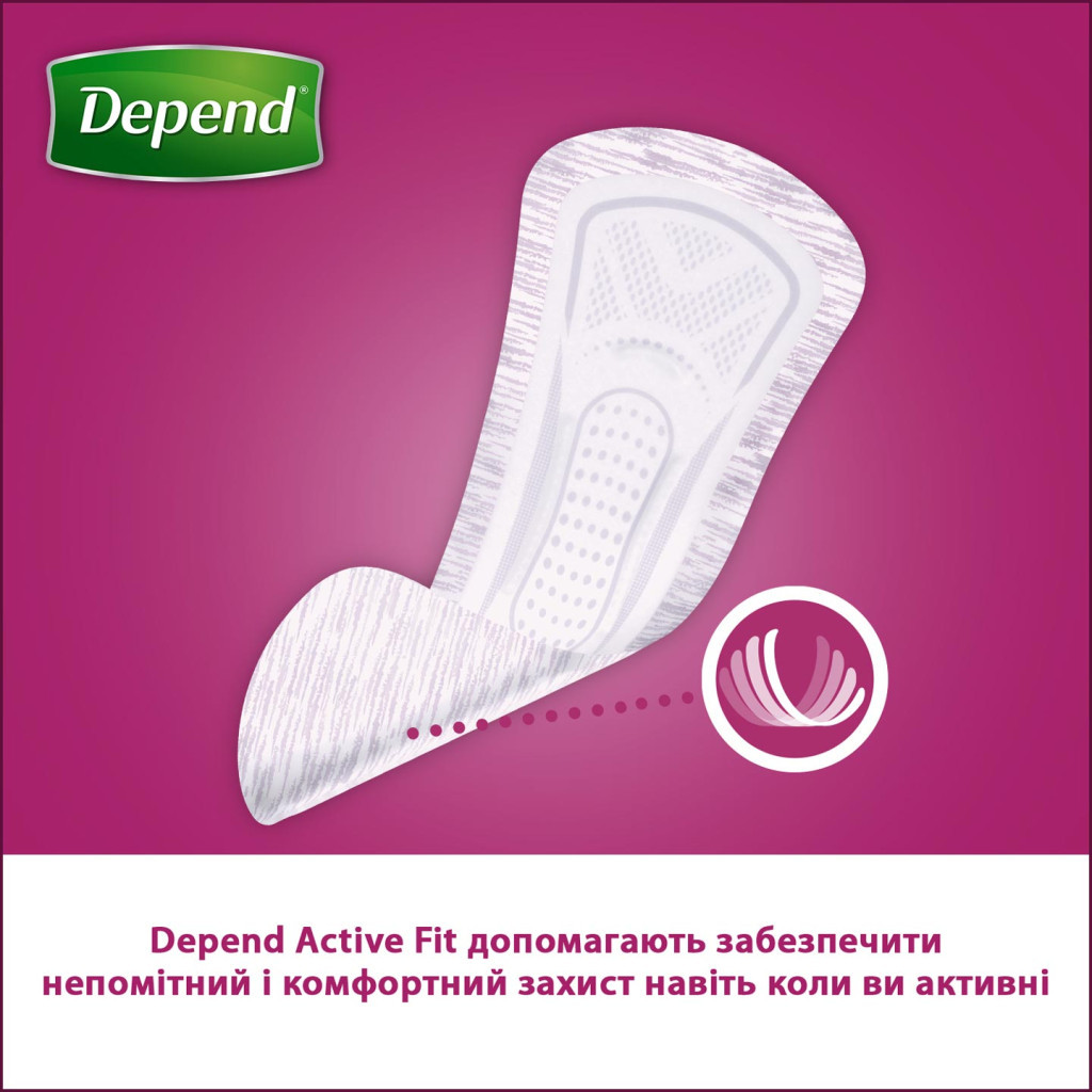 Урологічні прокладки Depend Ultra Mini Liner 12 шт. (5029053547916) - зображення 7