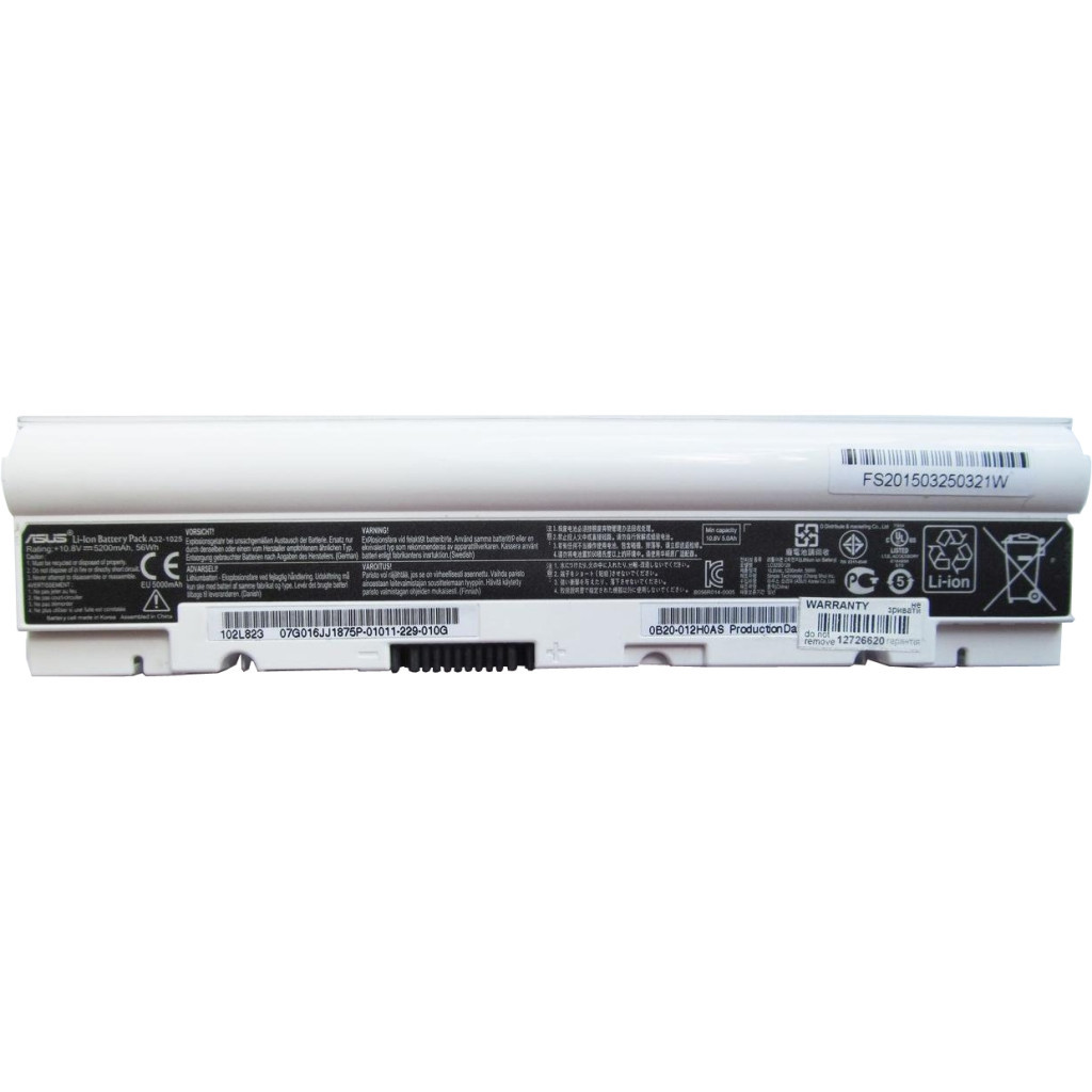 Акумулятор до ноутбука ASUS A32-1025, 5200mAh, 6cell, 11.1V, Li-ion (A47363) - зображення 1