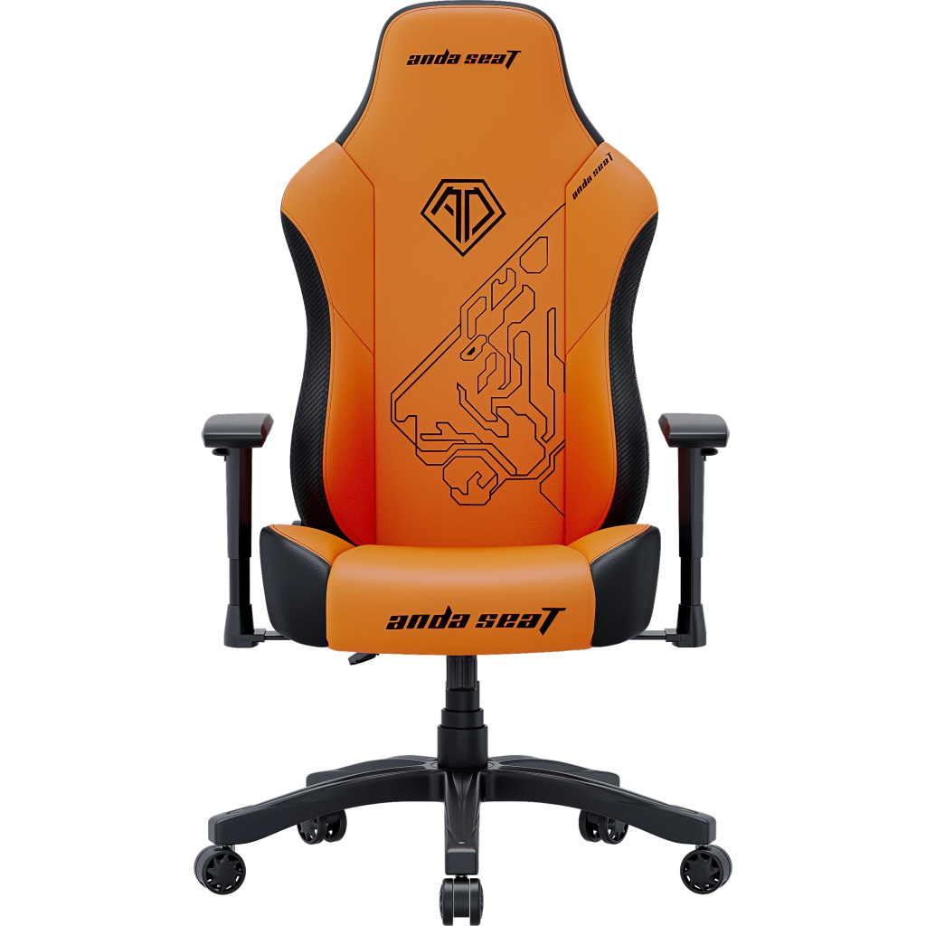 Крісло ігрове Anda Seat Phantom Tiger Edition Size L Orange (AD18Y-14-OB-PV/C) - зображення 2